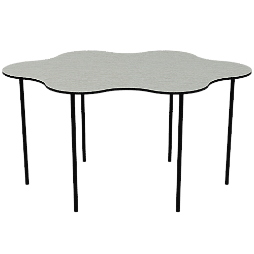 Cloud 6 Standing Brushed Silver